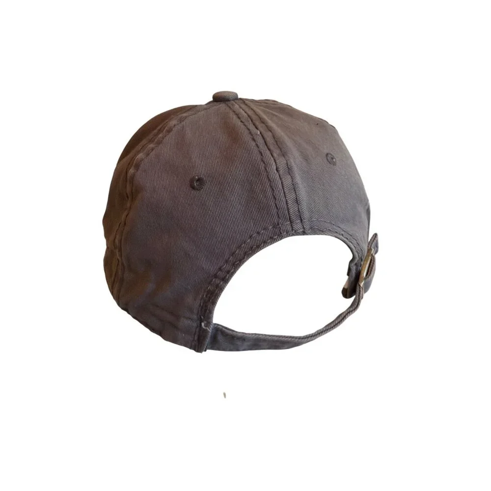Tennis People By Patton Gray Adjustable Baseball Cap One Size Fits All‎ Cotton